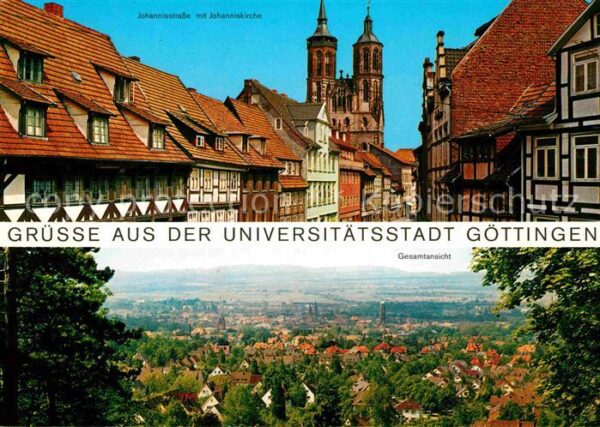 Goettingen Niedersachsen Universitäststadt Johannisstraße mit Ki