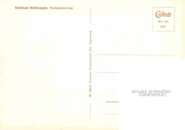 Bad Wildungen Parksanatorium – Bild 2