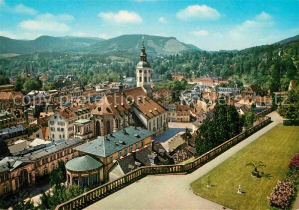 Baden-Baden Blick vom neuen Schloß