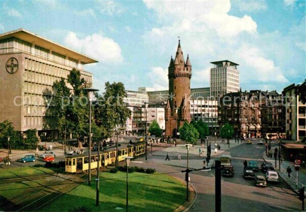 Frankfurt Main Eschenheimer Turm Strassenbahn