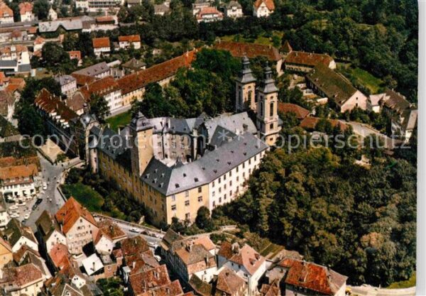 Bad Mergentheim Fliegeraufnahme mit Schloß