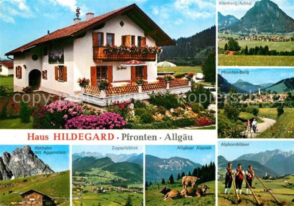 Pfronten Haus Hildegard Alphornbläser Kienberg A