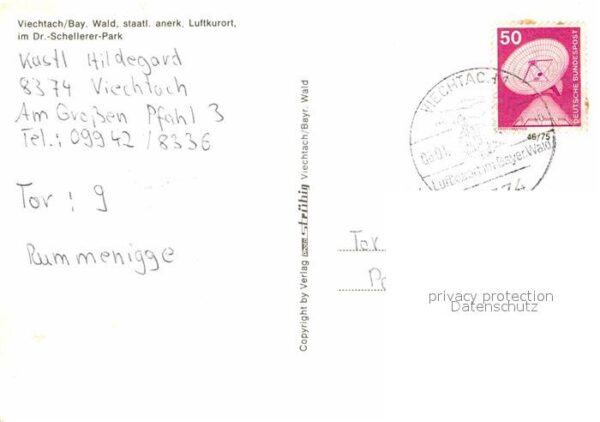 Viechtach Bayerischer Wald Dr. Schellerer Park – Bild 2