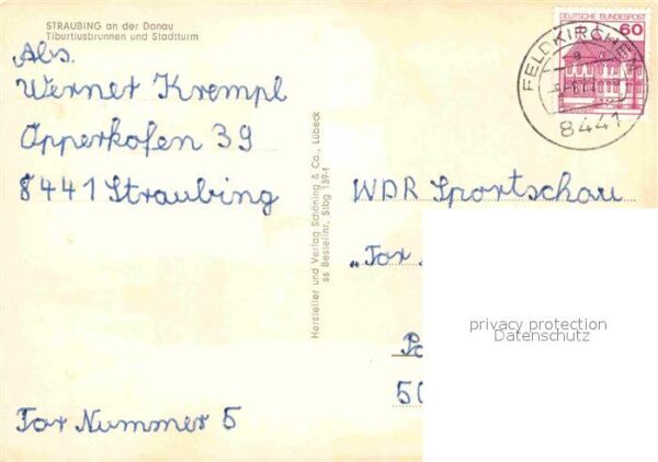 Straubing tiburtusbrunnen und Stadtturm – Bild 2