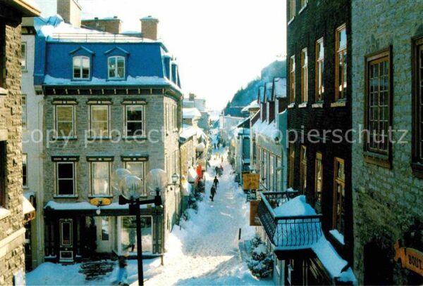 Quebec Sous-le-Fort and Petit Champlain Street