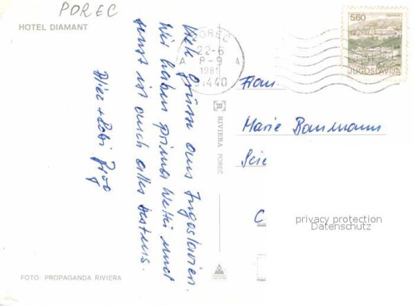 Porec Hotel Diamant Fliegeraufnahme – Bild 2