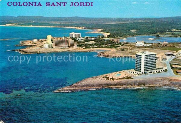 Colonia de Sant Jordi Fliegeraufnahme