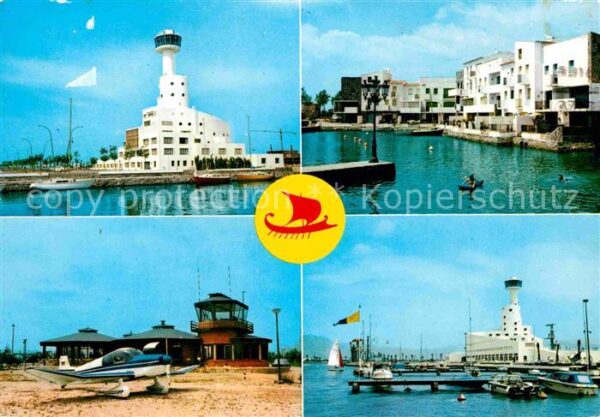 Ampuriabrava Wohngebiet und Sportgebiet Hafen Flugze