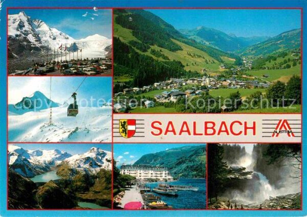 Saalbach-Hinterglemm Seilbahn Seepartie Wasserfall
