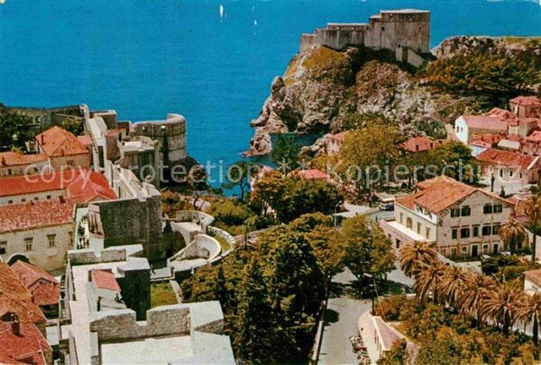 Dubrovnik Ragusa Stadtmauern Festung Lovrijenac