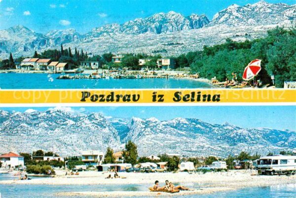 Zadar Zadra Zara Seline  Strand Panorama