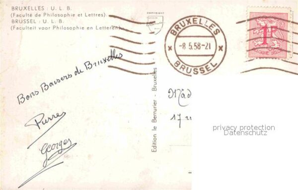 Bruxelles Bruessel Universität Philosophie – Bild 2