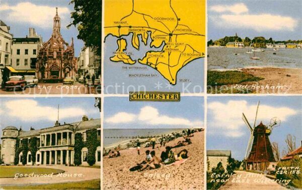 Chichester West Sussex Cross Goodwood House Old Boskam