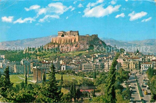 Athen Griechenland Jupiter Tempel Akropolis