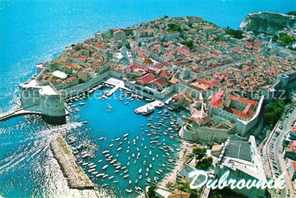 Dubrovnik Ragusa Luftaufnahme