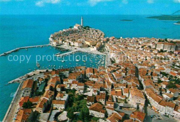 Rovinj Istrien Luftaufnahme