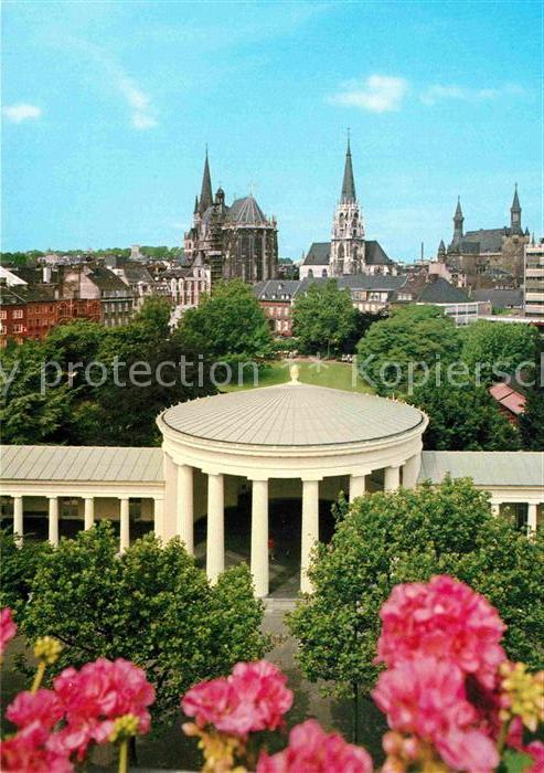 Aachen Stadtzentrum Dom Rathaus Parkanlage