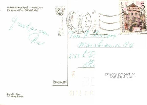 Leningrad St Petersburg Marianske Lazne Cheb – Bild 2