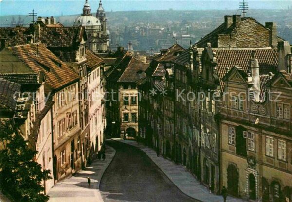 Prag Prahy Prague Nerudagasse