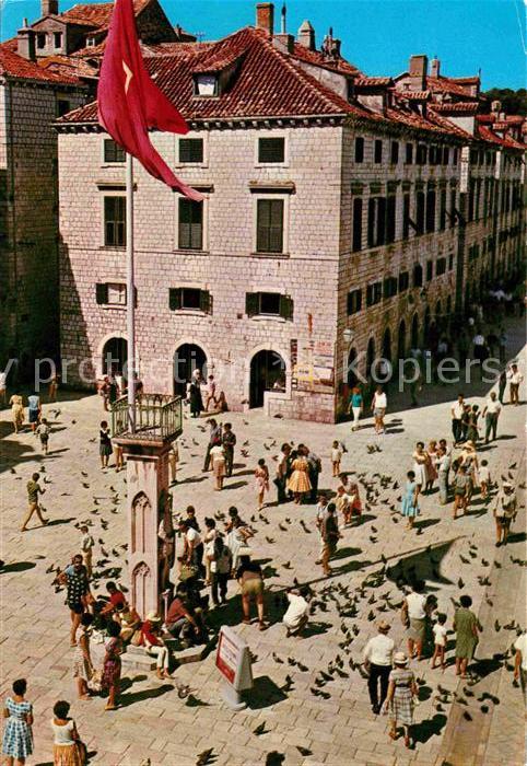 Dubrovnik Ragusa Marktplatz Orlandssäule