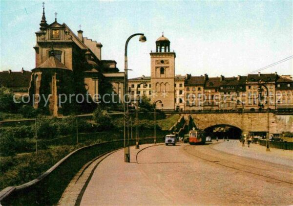Warszawa Straßenbahn Stadtansicht