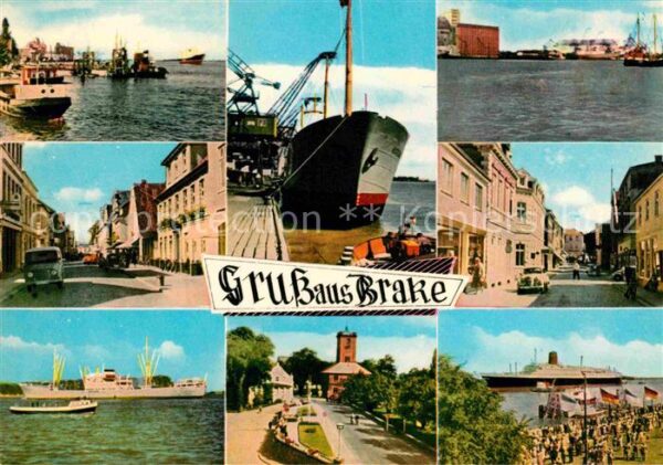 Brake Unterweser Hafen U-Boot Stadtansichten
