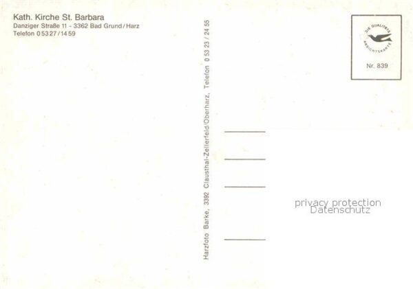 Bad Grund Katholische Kirche Sankt Barbara – Bild 2