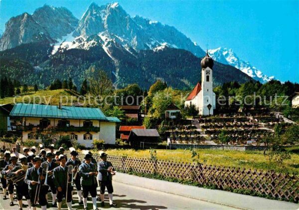 Grainau Zugspitzdorf Pfarrkirche Waxensteinklam