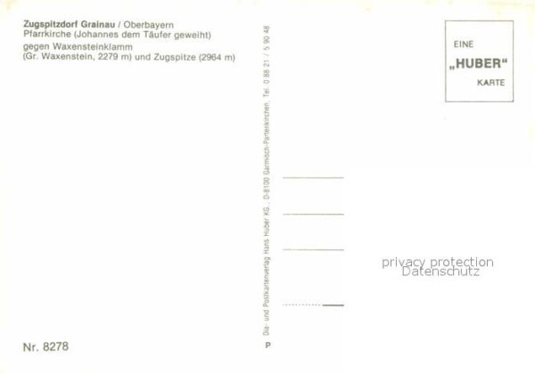 Grainau Zugspitzdorf Pfarrkirche Waxensteinklam – Bild 2