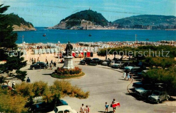 San Sebastian  Pais Vasco ES Strand Ondarreta Garten