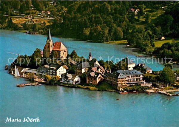 Maria Woerth Woerthersee Luftaufnahme