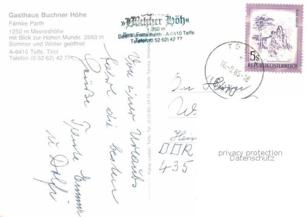 Telfs Tirol Gasthaus Buchner Höhe – Bild 2