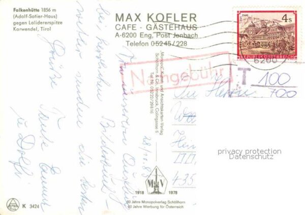 Karwendel Falkenhütte Adolf Sotier Haus Laliderer – Bild 2