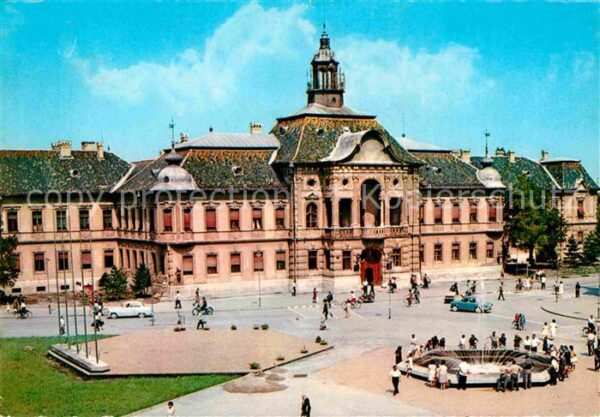 Zrenjanin Rathaus Marktplatz Brunnen
