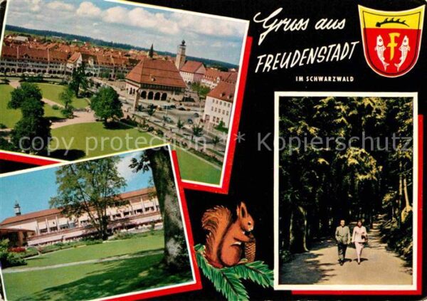 Freudenstadt Marktplatz Kurhaus Teuchelwald