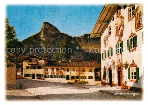 Oberammergau Haus Lüftlmalerei