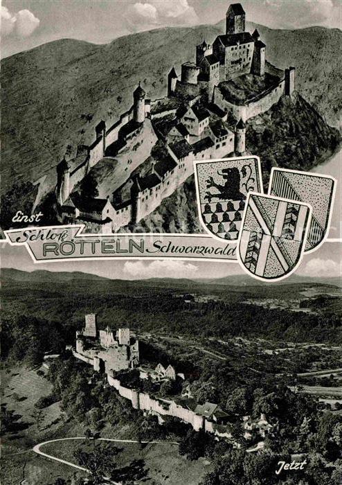 Loerrach Schloss Rötteln Luftaufnahme