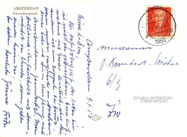 Amsterdam Niederlande Groenburgwal – Bild 2