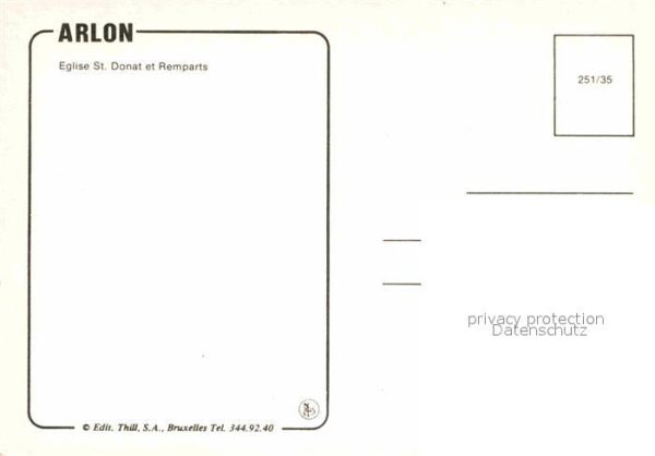 Arlon Wallonie Kirche Sankt Donat Remparts – Bild 2
