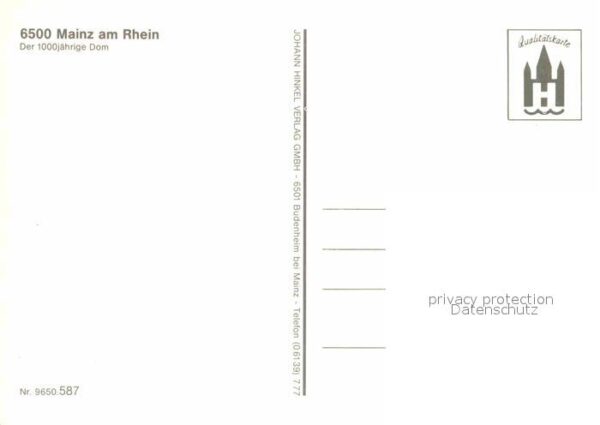 Mainz Rhein 1000jährige Dom – Bild 2