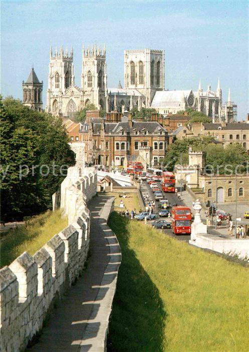 York UK Minster City Wall