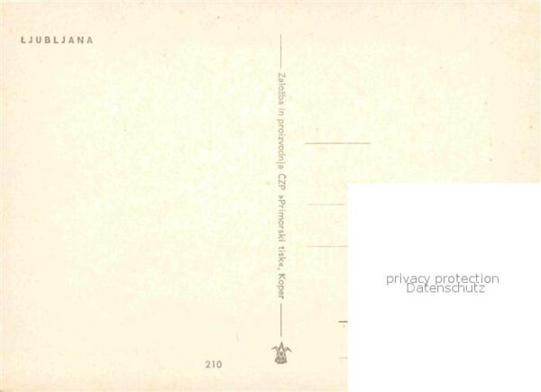 Ljubljana Stadtansicht – Bild 2