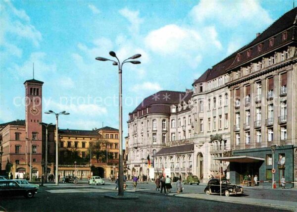 Erfurt Bahnhofsplatz Interhotel Erfurter Hof