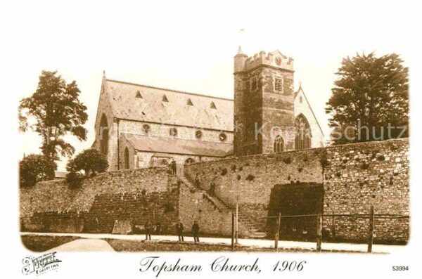 Topsham Exeter Kirche 1906