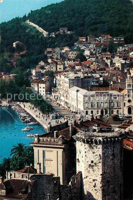 Split Spalato Hafen Altstadt