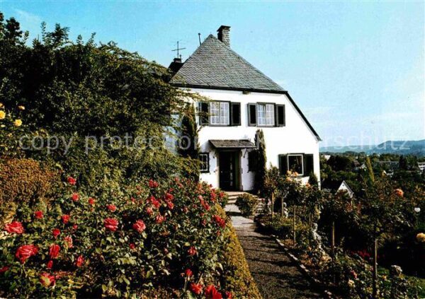 Rhoendorf Wohnhaus Garten Konrad Adenauer