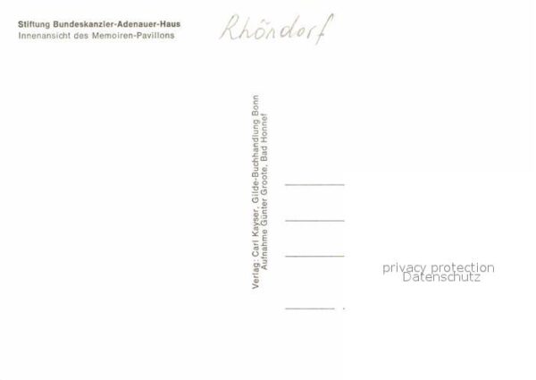 Rhoendorf Memoiren Pavillion – Bild 2