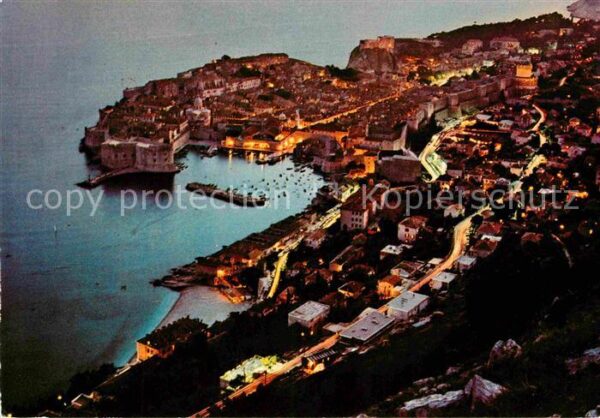 Dubrovnik Ragusa Hafen Panorama
