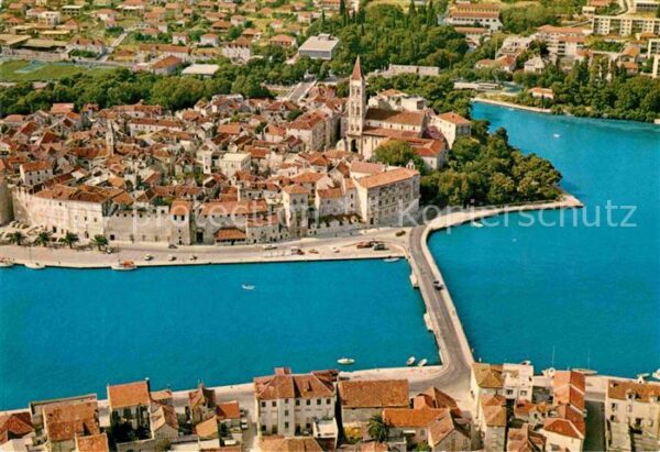 Trogir Trau Altstadt Luftaufnahme