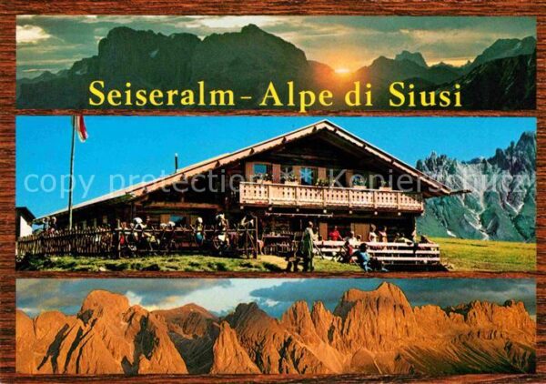 Seiser Alm Dolomiten Laurinhütte Dolomiten